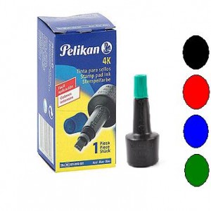 TINTA SELLOS PELIKAN 4K  28 CC  AZUL