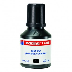 TINTA EDDING P/MARCADOR PERM.T25 NEGRA