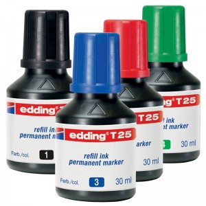 TINTA EDDING P/MARCADOR PERM.T25 ROJO