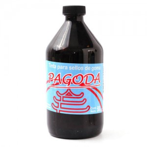 TINTA SELLOS PAGODA  500CC  NEGRO