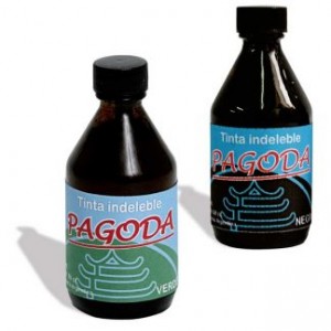 TINTA PAGODA P/MARCADOR AL SOLV.NEGRO 40CC