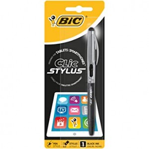 BOLIGRAFO BIC CRISTAL  STYLUS NEGRO GRIP P/CELULAR