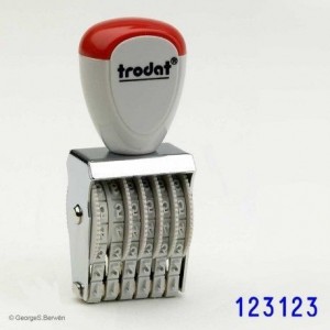 SELLO TRODAT 1536 NUMERADOR 6B 3MM