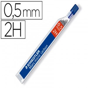 TUBO MINAS STAEDTLER 0.5 MM 2H