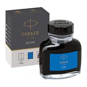 TINTA PARKER QUINK AZUL LAVAB.FRAS