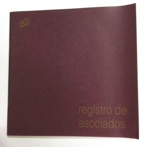 LIBRO RAB REG.ASOCIADOS T/DURA 1M 50FOL.38X26 2317