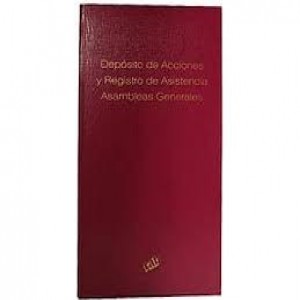 LIBRO RAB DEPOS.ACC.Y REG.ASIST.ASAMB.GRAL 1M 2313