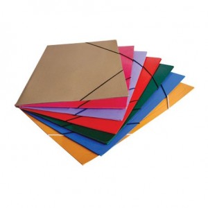 CARPETA 3 SOLAPAS APE PRESPAN MARRON C/ELASTICO