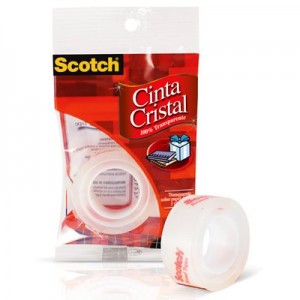 CINTA ADHES. SCOTCH CRYSTAL 12X50