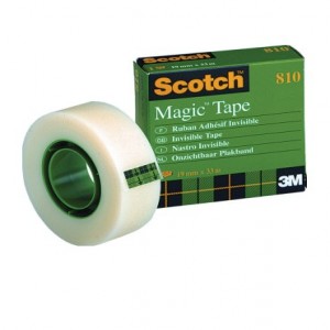 CINTA ADHES. SCOTCH 810 19X32.9 MAGICA CAJA