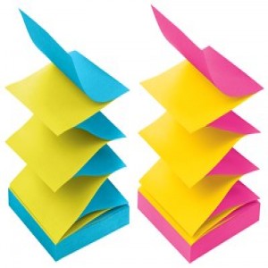 POST-IT POP-UP R 330 COLORES ALTERNADOS X 100HJS