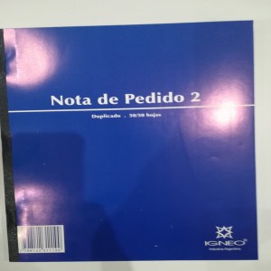 TALONARIO NOTA DE PEDIDO IGNEO DUPLIC.50/50HJS.