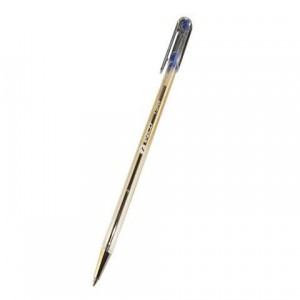 BOLIGRAFO EZCO AZUL 1MM CUERPO CRISTAL