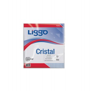 FOLIO LIGGO ESCOLAR PPP.CRISTAL X100