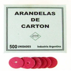 ARANDELAS DE CARTON X 500 UNIDADES OTA