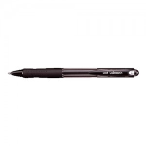 BOLIGRAFO UNI SN-100 LAKUBO 1MM RETRACTIL NEGRO