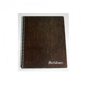 CUADERNO MERIDIANO C/ESP.17X22 X 50H // INDICE