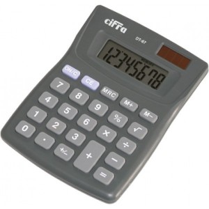 CALCULADORA CIFRA DT-67    8 DIG.ALIM.DUAL