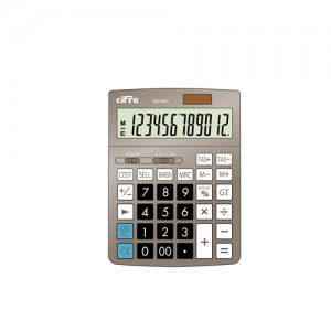 CALCULADORA CIFRA DT-640  12 DIG.ALIM.DUAL