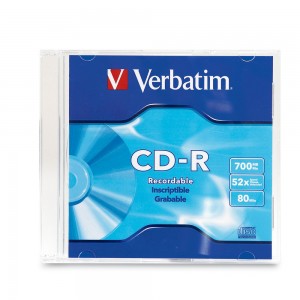 CD R VERBATIM/TDK X UNID.CON CAJITA SLIM