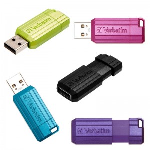 PEN DRIVE VERBATIM USB 8GB BLUE/PINSTRIPE  ST