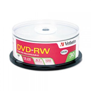 DVD-RW VERBATIM 4.7GB 2X SPINDLE X 30