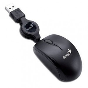 MOUSE GENIUS MINI TRAVEL RETRAC.USB NEGRO