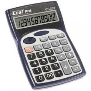 CALCULADORA ECAL TC39 12DIGITOS LAMA