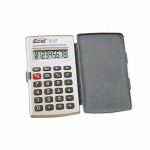 CALCULADORA ECAL TC37 8DIGITOS  LAMA 1PILA