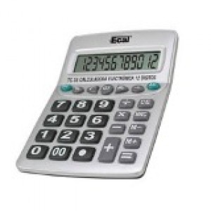 CALCULADORA ECAL TC35 12DIGITOS LAMA