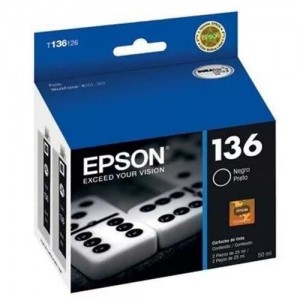 CART.TINTA EPSON T136126BK WORKFORCE K101