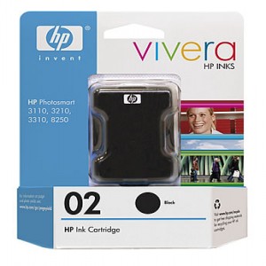 CART. HP # 02   C8721WL NEGRO (10ML)