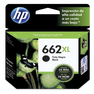 CART. HP #662XL CZ105AL NEGRO