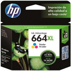 CART. HP #664XL F6V30AL TRICOLOR