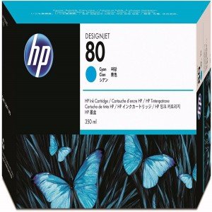 CART. HP # 80   C4846A  CYAN 1050/55    ST.