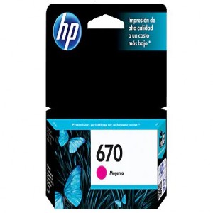 CART. HP #670   CZ115AL MAGENTA