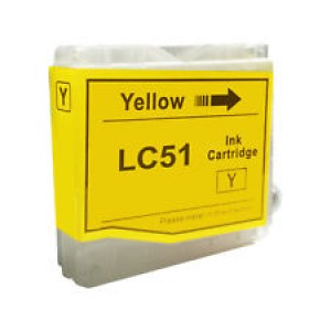 CART.TINTA BROTHER ALTERN.LC-51 P/MFC240 YELOW