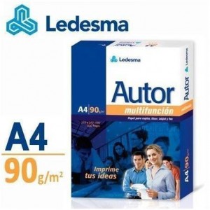 RESMA AUTOR A4 90GRS.MULTIFUNCION