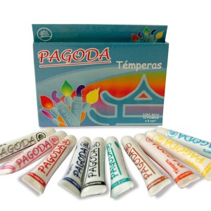 TEMPERA COLORES SURTIDOS X10 8CC PAGODA