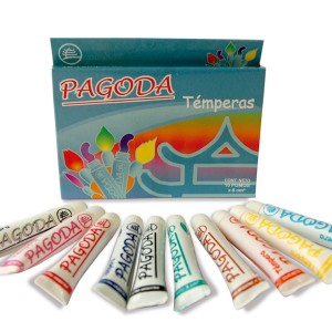 TEMPERA COLORES SURTIDOS X10 8CC PAGODA