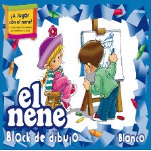 BLOCK DIBUJO EL NENE Nº6 BLANCO X24HJS