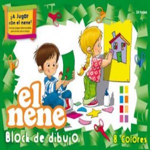 BLOCK DIBUJO EL NENE Nº6 COLOR X24HJS