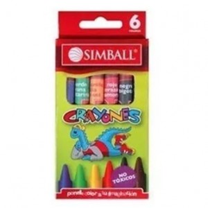 CJ CRAYONES SIMBALL X  6 CORTOS